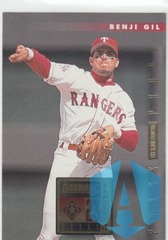 1996 Donruss Press Proofs Benji Gil Texas Rangers #223